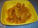 Cooked pumpkin is ready to be mashed into puree.